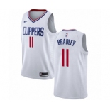 Men's Nike Los Angeles Clippers #11 Avery Bradley Swingman White NBA Jersey - Association Edition