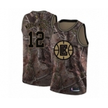 Men's Nike Los Angeles Clippers #12 Luc Mbah a Moute Swingman Camo Realtree Collection NBA Jersey