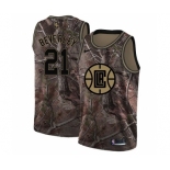 Men's Nike Los Angeles Clippers #21 Patrick Beverley Swingman Camo Realtree Collection NBA Jersey