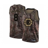 Men's Nike Los Angeles Clippers #8 Danilo Gallinari Swingman Camo Realtree Collection NBA Jersey