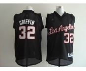 nba jerseys los angeles clippers #32 griffin black (fans edition)