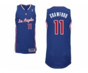 nba los angeles clippers #11 jamal crawford blue[revolution 30 swingman]