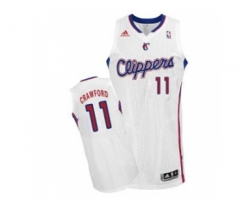 nba los angeles clippers #11 jamal crawford white[revolution 30 swingman]