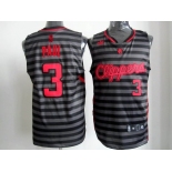 nba los angeles clippers #3 paul grey[black strip]