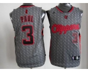 nba los angeles clippers #3 paul grey[static fashion swingman]