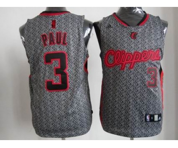 nba los angeles clippers #3 paul grey[static fashion swingman]