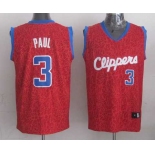 nba los angeles clippers #3 paul red leopard print[2014 new]