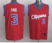 nba los angeles clippers #3 paul red leopard print[2014 new]