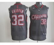 nba los angeles clippers #32 griffin black grey[2012]