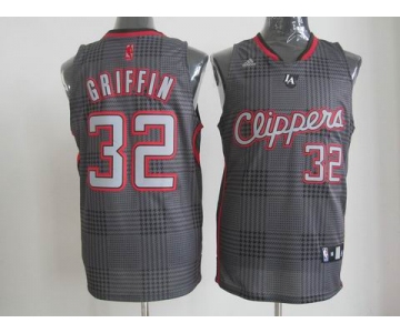 nba los angeles clippers #32 griffin black grey[2012]