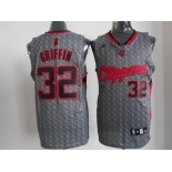 nba los angeles clippers #32 griffin grey[static fashion swingman]