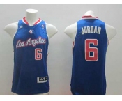 nba los angeles clippers #6 jordan blue[revolution 30 swingman]