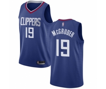 Women's Los Angeles Clippers #19 Rodney McGruder Authentic Blue Basketball Jersey - Icon Edition