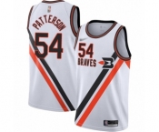 Women's Los Angeles Clippers #54 Patrick Patterson Swingman White Hardwood Classics Finished Basketball Jersey