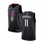 Women's Nike Los Angeles Clippers #11 Avery Bradley Swingman Black Alternate NBA Jersey Statement Edition