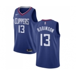 Women's Nike Los Angeles Clippers #13 Jerome Robinson Swingman Blue NBA Jersey - Icon Edition