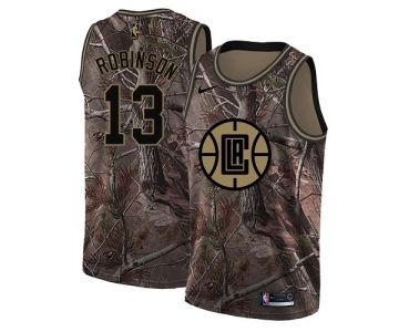 Women's Nike Los Angeles Clippers #13 Jerome Robinson Swingman Camo Realtree Collection NBA Jersey