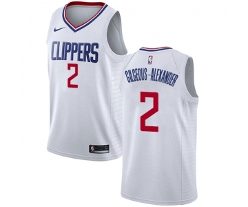 Women's Nike Los Angeles Clippers #2 Shai Gilgeous-Alexander Authentic White NBA Jersey - Association Edition