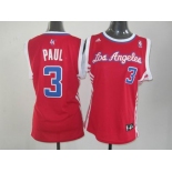 women nba jerseys los angeles clippers #3 paul red