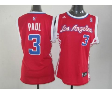 women nba jerseys los angeles clippers #3 paul red