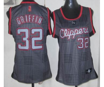 women nba los angeles clippers #32 griffin black-grey[2012]