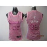 women nba los angeles clippers #32 griffin pink