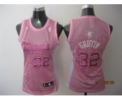 women nba los angeles clippers #32 griffin pink