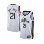 Youth Los Angeles Clippers #21 Patrick Beverley Swingman White Basketball Jersey - 2019-20 City Edition