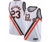 Youth Los Angeles Clippers #23 Louis Williams Swingman White Hardwood Classics Finished Basketball Jersey