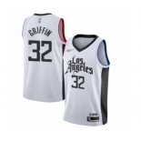 Youth Los Angeles Clippers #32 Blake Griffin Swingman White Basketball Jersey - 2019-20 City Edition