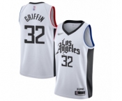 Youth Los Angeles Clippers #32 Blake Griffin Swingman White Basketball Jersey - 2019-20 City Edition