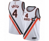 Youth Los Angeles Clippers #4 JaMychal Green Swingman White Hardwood Classics Finished Basketball Jersey