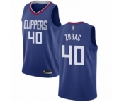 Youth Los Angeles Clippers #40 Ivica Zubac Swingman Blue Basketball Jersey - Icon Edition