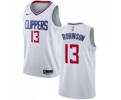 Youth Nike Los Angeles Clippers #13 Jerome Robinson Swingman White NBA Jersey - Association Edition