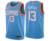 Youth Nike Los Angeles Clippers #13 Marcin Gortat Swingman Blue NBA Jersey - City Edition