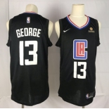 Youth Nike Los Angeles Clippers #13 paul george Swingman Black NBA Jersey Statement Edition