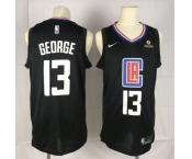 Youth Nike Los Angeles Clippers #13 paul george Swingman Black NBA Jersey Statement Edition