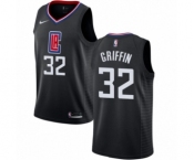 Youth Nike Los Angeles Clippers #32 Blake Griffin Authentic Black Alternate NBA Jersey Statement Edition