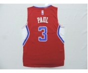 youth nba los angeles clippers #3 paul red