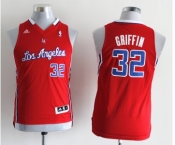 youth nba los angeles clippers #32 griffin red(revolution 30 swingman)