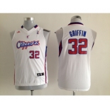 youth nba los angeles clippers #32 griffin white[revolution 30 swingman]