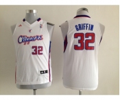 youth nba los angeles clippers #32 griffin white[revolution 30 swingman]