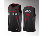 Men Miami Heat #7 Kyle Lowry Red Black 2023-24 City Edition Stitched Basketball Jersey