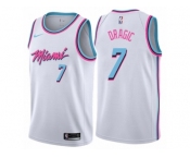 Men Nike Miami Heat #7 Goran Dragic Authentic White NBA Jersey - City Edition