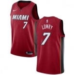 Men Nike Miami Heat #7 Kyle Lowry Red NBA Swingman Statement Edition Jersey