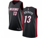 Men's Heat #13 Bam Adebayo Black Basketball Swingman Icon Edition Jersey