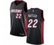 Men's Miami Heat #22 Jimmy Butler Authentic Black Fashion Hardwood Classics Basketball Jersey