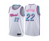 Men's Miami Heat #22 Jimmy Butler Authentic White Basketball Jersey - City Edition