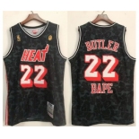 Men's Miami Heat #22 Jimmy Butler Black Stitched Jersey