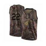 Men's Miami Heat #22 Jimmy Butler Swingman Camo Realtree Collection Basketball Jersey